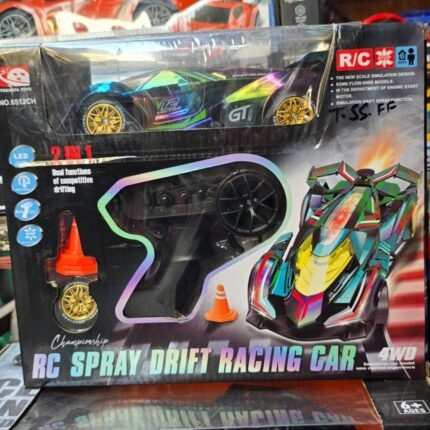 RC drifting car premium build quality 4x4 with smoke feature 4 extra tires