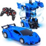 RC rechargeable transformer robot car 2 in 1