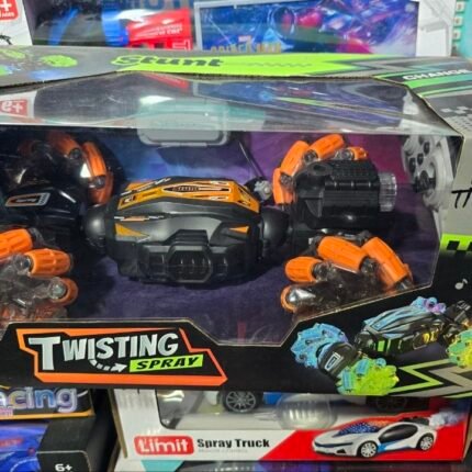 Rc car dual controllers remote + watch extra water to smoking feature best for boys XL size