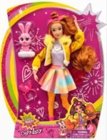 Defa Lucy Fashion Beauty Doll with Cute Pink Bunny Pet and Fashion Accessories - Authentic Collectible Doll Set