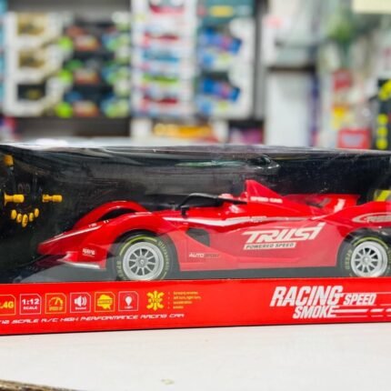 Danish Toys 1:12 Scale RC Formula 1 Racing Car - High-Speed Remote Control Toy with Real Smoke Effect, Lights & Sounds